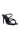 Back View Azalea Wang Fabi Pu Strappy Sandal In Black