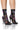 Front View Azalea Wang Fairground Multi Gem Cluster Mesh Bootie