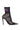 Side View Azalea Wang Fairground Multi Gem Cluster Mesh Bootie