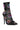 Back View Azalea Wang Fairground Multi Gem Cluster Mesh Bootie