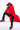 Back View Azalea Wang Faux Fur Panel Hooded Trench