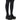 Front View Azalea Wang Favored Stretch Pu Thigh High Boot In Black