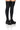 Front View Azalea Wang Favored Stretch Pu Thigh High Boot In Black