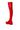 Detail View Azalea Wang Favored Stretch Pu Thigh High Boot In Red