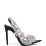 Back View Azalea Wang Fawna Embellished Sandal