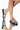 Front View Azalea Wang Feelin Extra Flat Sandal In Black