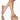 Front View Azalea Wang Feelin Extra Flat Sandal In Nude