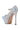 Detail View Azalea Wang Feliz Rhinestone Embellished Platform Stiletto Pump In Silver