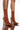 Front View Azalea Wang Figure It Out Wedge Bootie In Caramel