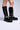 Front View Azalea Wang Filomena Black Embellished Flatform Boot