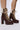 Front View Azalea Wang Finlea Brown Multi Material Bootie