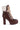 Side View Azalea Wang Finlea Brown Multi Material Bootie