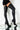 Side View Azalea Wang First To Say Goodbye Fitted Thigh High Stiletto Boot in Black Pu