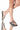 Front View Azalea Wang Flashing Lights Flat Sandal In Black