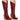 Front View Azalea Wang Flint Red Cowboy Bootie