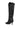 Full View Azalea Wang Floryan Black Western Boot With Silver Toe Cap