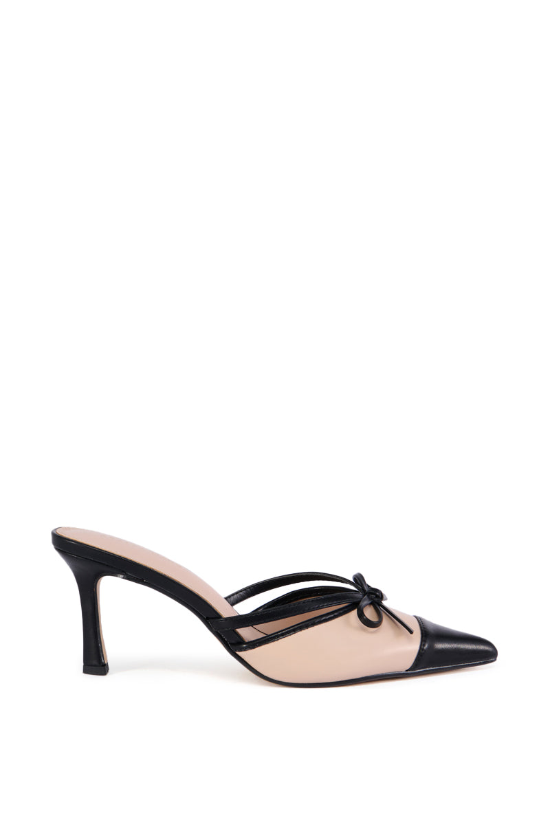 Side View Azalea Wang Foluke Nude Pump