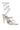 Back View Azalea Wang Forever After Embellished Coil Wrap Stiletto Sandal In Silver