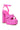 Back View Azalea Wang Francie Embellished Chunky Sandal In Pink