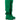 Front View Azalea Wang Frappe Over The Knee Chunky Boot In Green