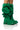 Side View Azalea Wang Frappe Over The Knee Chunky Boot In Green