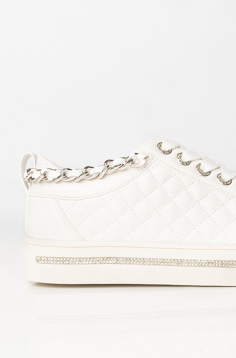 Extra View Azalea Wang Freak Like Me Flat Sneaker In White