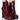 Front View Azalea Wang Freddie Chunky Lace Up Bootie In Burgundy