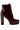 Side View Azalea Wang Freddie Chunky Lace Up Bootie In Burgundy