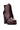 Back View Azalea Wang Freddie Chunky Lace Up Bootie In Burgundy