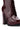 Full View Azalea Wang Freddie Chunky Lace Up Bootie In Burgundy