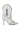 Side View Azalea Wang Freida Embellished Bootie In White