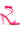 Back View Azalea Wang Fremont Pvc Sandal In Pink