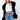 Front View Azalea Wang Fur Trim Giselle Crop Jacket in Black