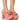 Front View Azalea Wang Gail Platform Chunky Sandal In Pink