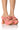 Front View Azalea Wang Gail Platform Chunky Sandal In Pink