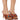 Front View Azalea Wang Galen Pattern Design Sandal In Multi