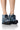 Front View Azalea Wang Galido Denim Chunky Pump