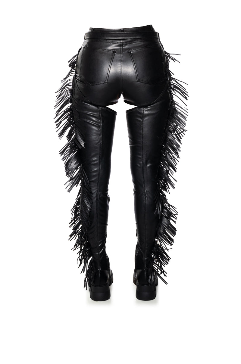 Extra View Azalea Wang Gecky Flat Fringe Boot