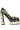 Side View Azalea Wang Gemma Satin Embellished Pump In Black