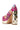 Detail View Azalea Wang Gemma Satin Embellished Pump In Pink