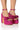 Front View Azalea Wang Generous Chunky Strap Sandal In Pink