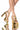 Front View Azalea Wang Genie In A Bottle Chunky Sandal In Gold