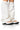 Front View Azalea Wang Get The Look 2 In 1 Flip Flop Leg Warmer Sandal In White