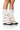 Side View Azalea Wang Get The Look 2 In 1 Flip Flop Leg Warmer Sandal In White