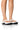 Back View Azalea Wang Get The Look 2 In 1 Flip Flop Leg Warmer Sandal In White