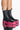 Front View Azalea Wang Ghosted Flatform Chelsea Boot In Fuchsia