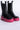 Detail View Azalea Wang Ghosted Flatform Chelsea Boot In Fuchsia