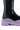 Full View Azalea Wang Ghosted Flatform Chelsea Boot In Purple