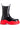 Side View Azalea Wang Ghosted Flatform Chelsea Boot In Red