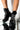 Front View Azalea Wang Girl You Know Youre A Freak Flatform Bootie in Black Patent